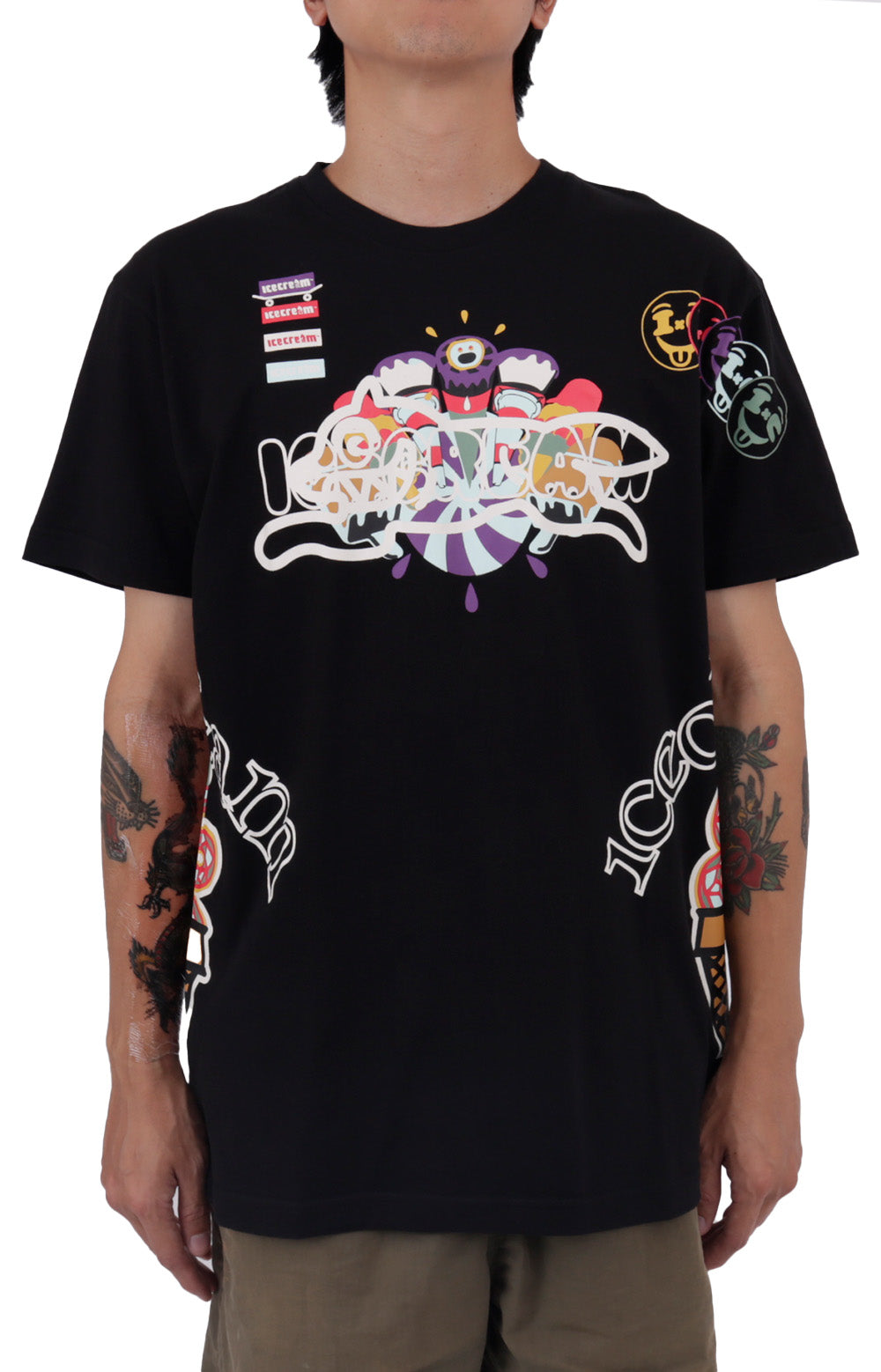 Zorlac Short Sleeve Knit Tee - Onyx Black